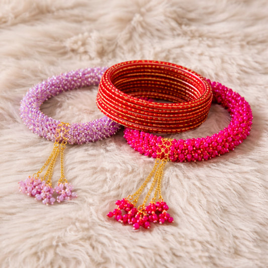 Gajray With Bangles